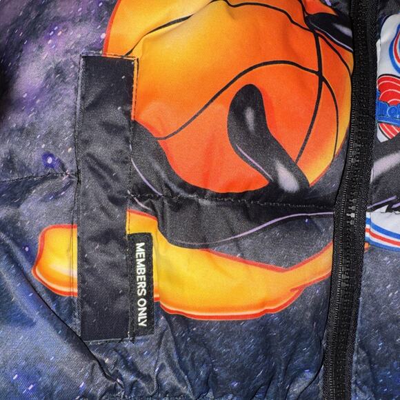 Members Only Black Mini Tune Squad Daffy Duck Puffer Jacket Size 3T - Picture 14 of 14